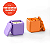 Omie Box Acessório OmieDip - Roxo e Laranja - Imagem 1