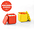 Omie Box Acessório OmieDip - Vermelho e Amarelo - Imagem 1