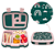 Bentgo Lancheira Kids Prints Lunch Box Arco-Íris-Verde - Imagem 1