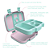 Bentgo Lancheira Kids Prints Lunch Box Leopardo - Imagem 4
