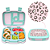 Bentgo Lancheira Kids Prints Lunch Box Leopardo - Imagem 1