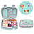 Bentgo Lancheira Kids Prints Lunch Box Amor Filhote de Cachorro - Imagem 1