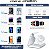 Carregador Portátil sem fio UCOMX Nano 3 em 1 para iPhone Carregamento magnético dispositivos para iPhone série 15/14/13/12, AirPods Pro, iWatch (adaptador incluído) + Bolsa de Viagem - Imagem 5