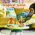 Bright Starts Centro de atividades e Mesa 2 em 1, Tropic Cool Verde - Imagem 11