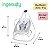 Ingenuity Cadeira Automática 2 em 1 SimpleComfort Raylan Balanço para Bebês Multidirecionais de 6 velocidades, Vibrações e Sons da natureza, 0-9kg - Imagem 12