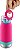 Ello Emma Garrafa de Água Térmica Infantil 414ml Aço Inoxidável à Vácuo 14h Frio Pink e Azul - Imagem 5
