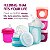 Boon Nursh 3 Mamadeiras Silicone 240ml Rosa - Imagem 7