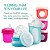Boon Nursh 3 Mamadeiras Silicone 240ml Mint - Imagem 6