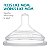 Boon Nursh 3 Mamadeiras Silicone 240ml Azul - Imagem 4
