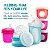 Boon Nursh 3 Mamadeiras Silicone 240ml Azul - Imagem 6
