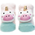 Clingo Meia Pantufas Unicórnio com Chocalho e Antiderrapante - Imagem 1
