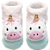 Clingo Meia Pantufas Unicórnio com Chocalho e Antiderrapante - Imagem 3