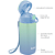 Buba Garrafinha Térmica Degradê Azul Parede Dupla de Inox - Imagem 3