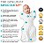 Love To Dream Swaddle UP Zíper Bidirecional 6-8.5kg Cinza Algodão, Melhora o Sono do Bebê - Imagem 5