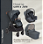 Joie Combo Carrinho Versatrax, Moisés e Bebê Conforto - Preto Moonlight - Imagem 1