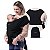 Canguru Momcozy Ergonômico 3-16kg Preto - Fácil Ajuste - Imagem 1