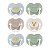 Chupetas Tommee Tippee 6-18 meses, 6 UN Chupetas simétricas sem BPA - Imagem 1