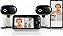 Babá Eletrônica Motorola PIP1510 Connect 5" Wi-Fi Motorized Video Baby Monitor - 2 Cameras - Imagem 2