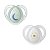 Chupeta Tommee Tippee Night Time 0-6 meses, 2 chupetas que brilham no escuro com cápsula esterilizadora reutilizável - Imagem 1
