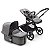 Carrinho Bugaboo Fox 5 com Assento e Moisés Graphite Grey Melange - Imagem 2