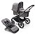 Carrinho Bugaboo Fox 5 com Assento e Moisés Graphite Grey Melange - Imagem 1