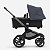 Carrinho Bugaboo Fox 5 com Assento e Moisés Graphite Midnight Stormy Blue - Imagem 2