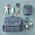 Bolsa Maternidade HAPP Levy Ash Blue - Imagem 2