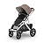 Carrinho de bebê UPPAbaby Vista V3 - Theo - Taupe escuro | Estrutura prateada | Couro castanho - Imagem 1