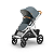 Carrinho de bebê UPPAbaby Vista V3 - Callum - Stone Blue | Estrutura prateada | Couro areia - Imagem 1