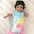 Happiest Baby Sleepea Swaddle Algodão Orgânico - Ivory SNOOflakes - Imagem 4