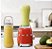 SMEG Liquidificador Portátil Vermelho Retrô 120V - 2 Copos 600ml  Original 300W - Imagem 2