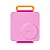 Lancheira OmieBox Rosa Pastél - Imagem 1