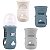 3 Capas Mamadeira de Vidro - Azul, Cinza e Branco para 240ml - Compatível com a Mamadeira Philips Avent - Imagem 1