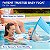 Boia SwimWays Baby Spring com Capota Ajustável e Proteção solar FPS, Sereia - 9-24m - Imagem 2