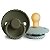 Chupeta FRIGG Rope - Borracha Natural - 0-6 Meses - Olive/Sage 2 unidades BPA Free - Imagem 1
