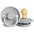 Chupeta FRIGG Rope - Borracha Natural - 0-6 Meses - Silver Gray/French Gray 2 unidades BPA Free - Imagem 1