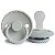Chupeta FRIGG Rope SilkySoft - 6-18 Meses - French Gray/Silver Gray 2 unidades BPA Free - Imagem 1