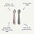 Colheres Mushie - Cambridge Blue/Shifting Sand, 2 unidades, Silicone - Imagem 3