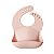Babador de Bebê Mushie Silicone - Blush - Imagem 1