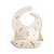 Babador de Bebê Mushie Silicone - Pink Flowers - Imagem 1