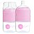 Mamadeira PopYum 150ml Rosa Anti-Cólica com Mixer e Trava Natural, Fluxo Lento - 2 unidades - Imagem 1