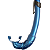 Respirador Snorkel de Mergulho Cressi Corsica Flex - Azul - Imagem 2