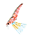 Isca Duel L-Bass Shrimp 70 (7cm) 7g - Slow Sinking - Imagem 1