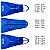 Nadadeira de Natação Cetus Marlin - Azul - Imagem 4