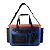 Bolsa de Pesca Estanque Pesca Brasil Bag Collection Pro de 25 litros - Azul e Laranja - Imagem 4