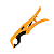 Alicate Deyu DFG006 9inch - Amarelo - Imagem 1