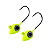 Jig Head Big Ones Big Eye - Amarelo Limão - Imagem 1