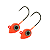 Jig Head Big Ones Big Eye - Laranja - Imagem 1