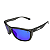 Óculos de Sol Polarizado Rapala Wahoo Preto Cristal - Lente Azul Vermelho Espelhado - Imagem 2