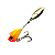 Isca Yara Little Spin Folha - 3cm - 16g - Imagem 1